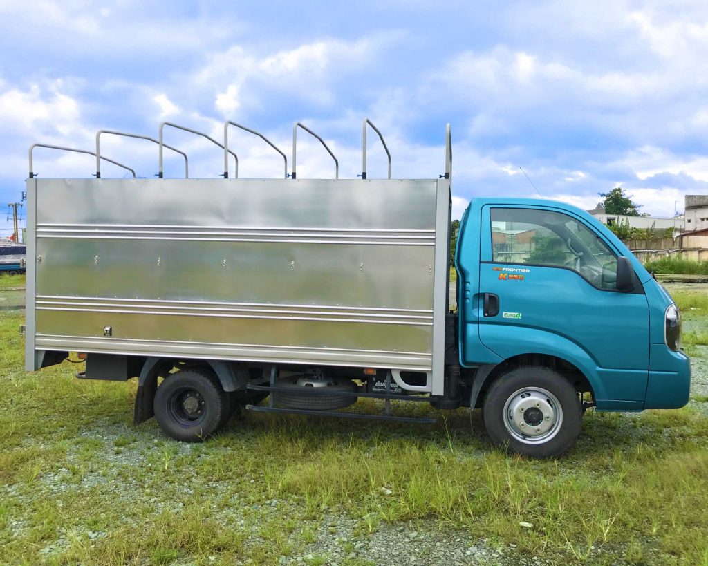 xe tải thaco kia k250 thùng mui bạt mới xanh dương
