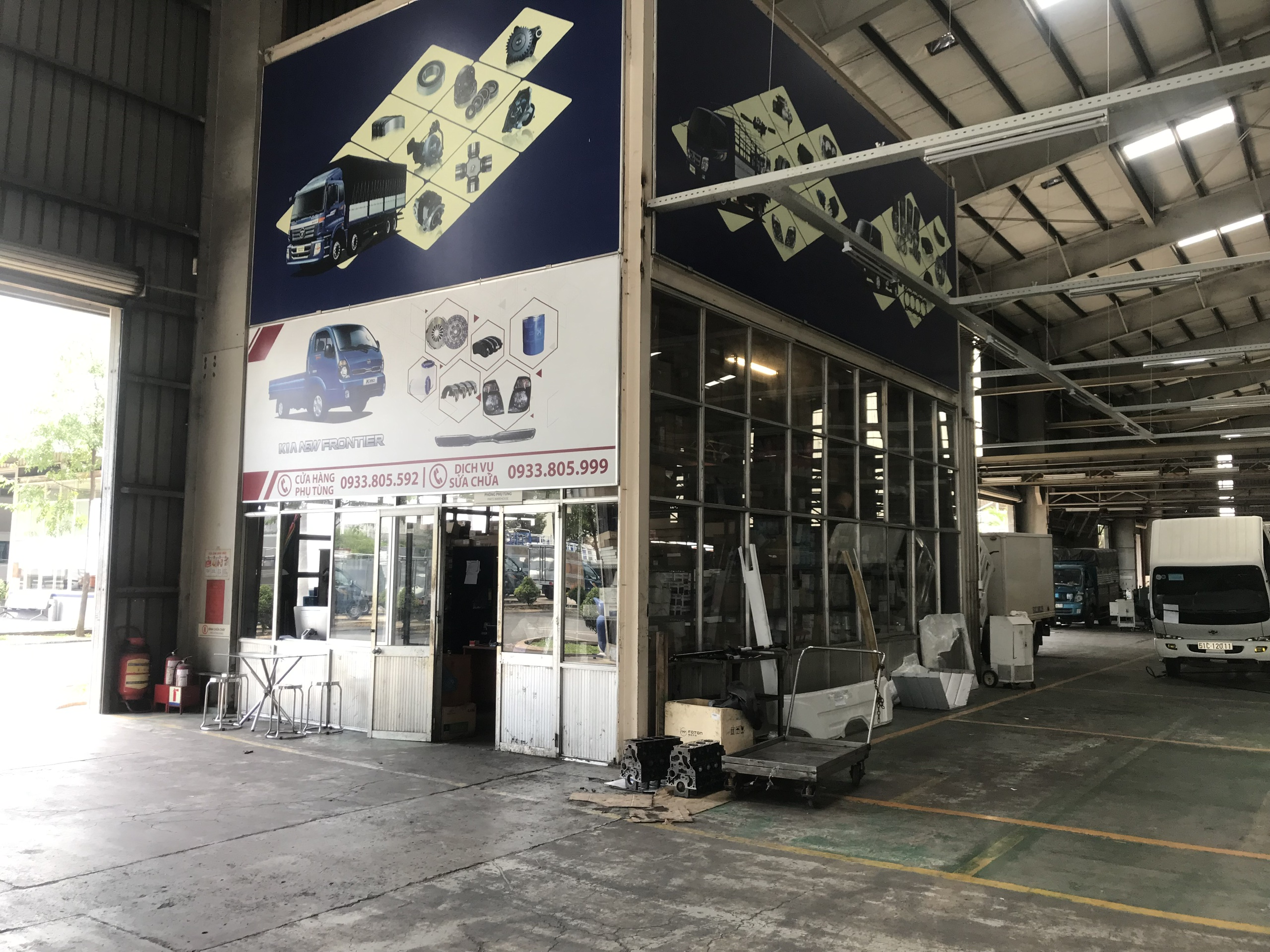 Phòng bán phụ tùng thaco biên hòa