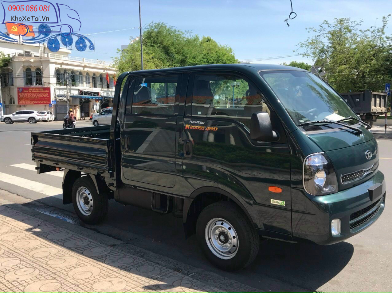 xe tải K200SD-4WD thùng lửng