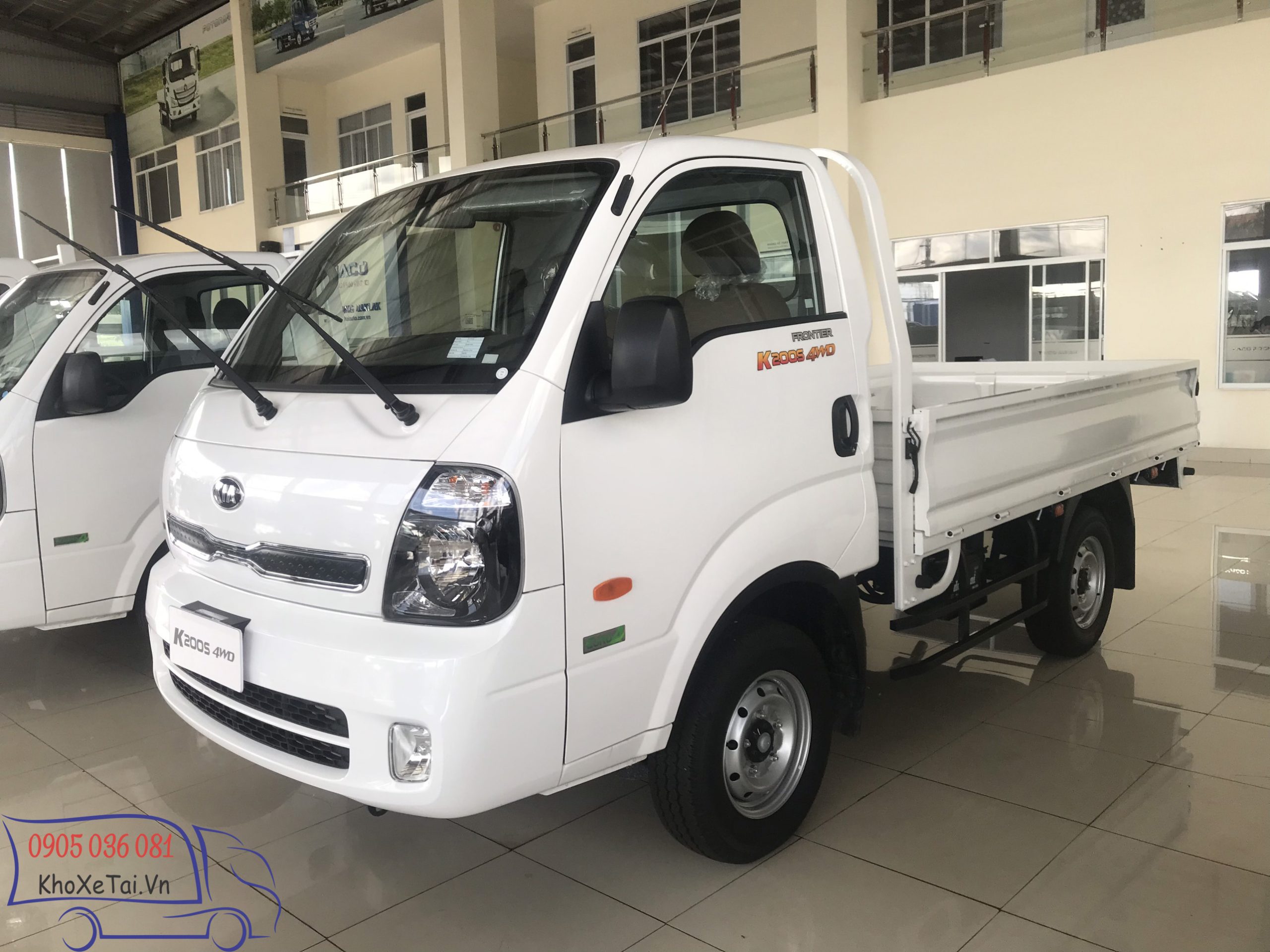 xe tải KIA K200S-4WD thùng lửng tại Thaco DakLak
